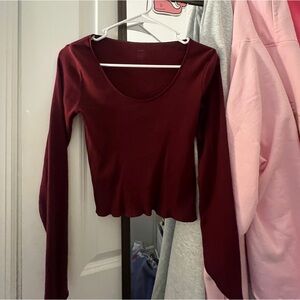 Brandy burgundy top